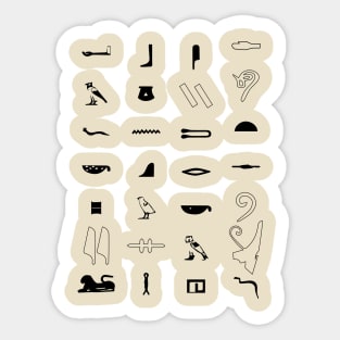 hieroglyphics Sticker